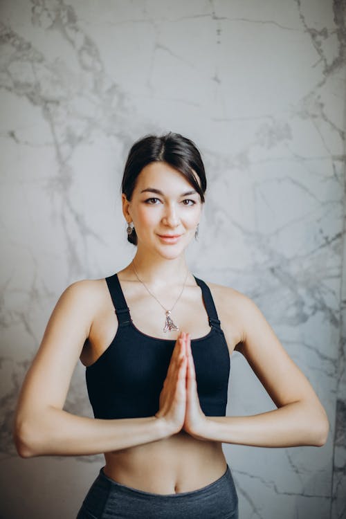 Brunette Woman Meditating