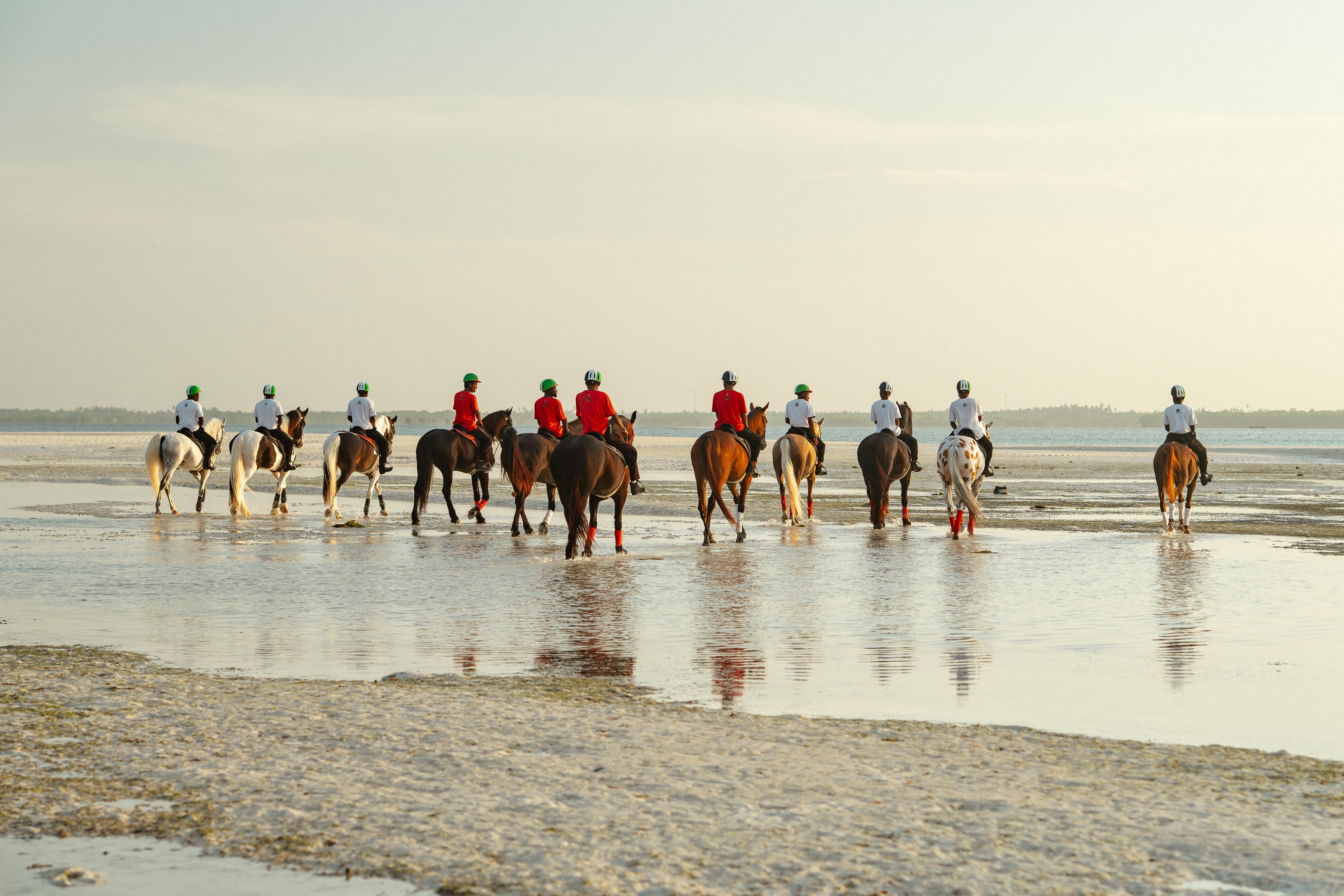Équitation sur la plage de Paje