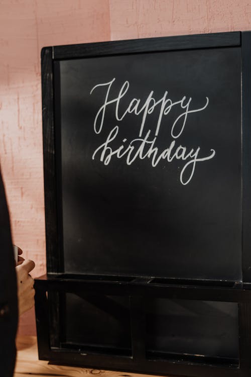 Free Text on Chalkboard Stock Photo