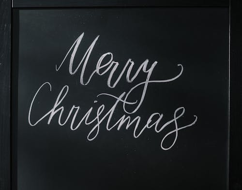 Free Merry Christmas Text Stock Photo