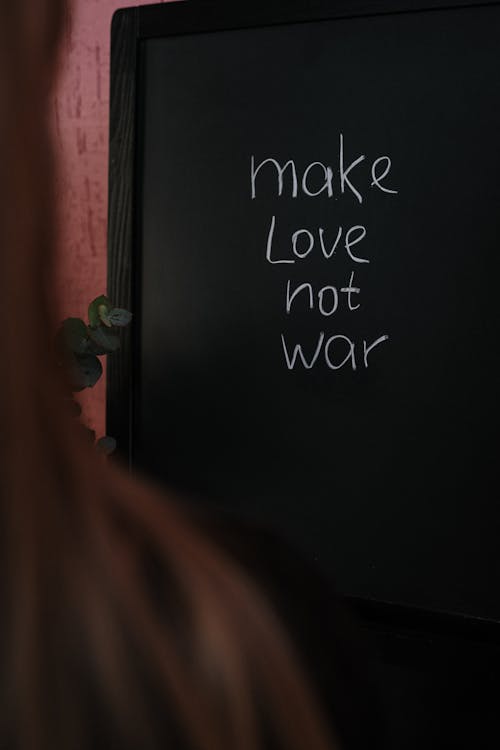 Text on Chalkboard