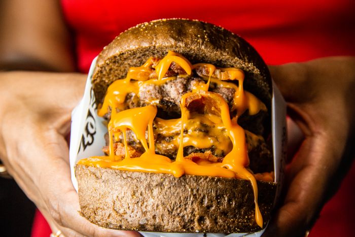 Loaded cheese burger