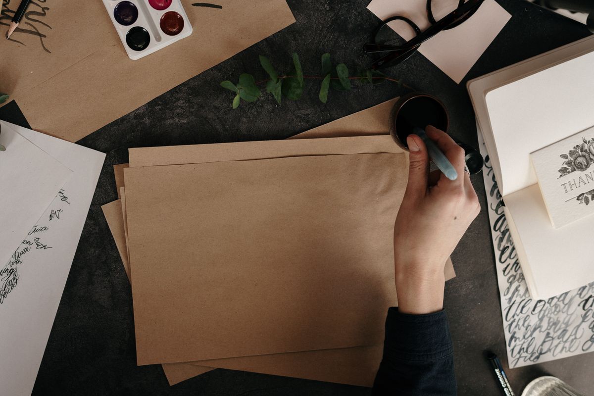 4 DIY-Herbst-Projekte aus Papier — Fertiges Werk