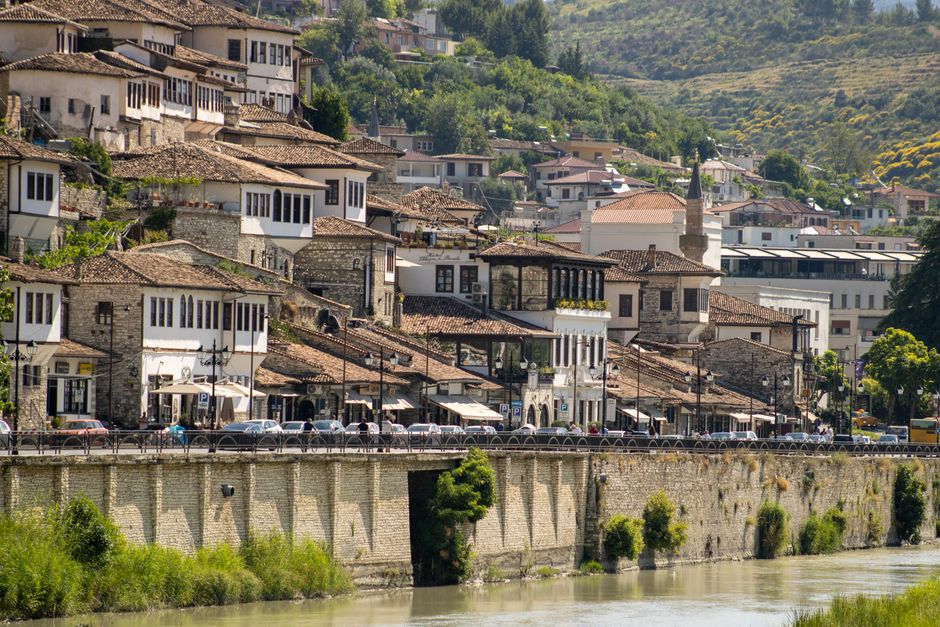 Historic Berat Castle, a UNESCO World Heritage site in Albania