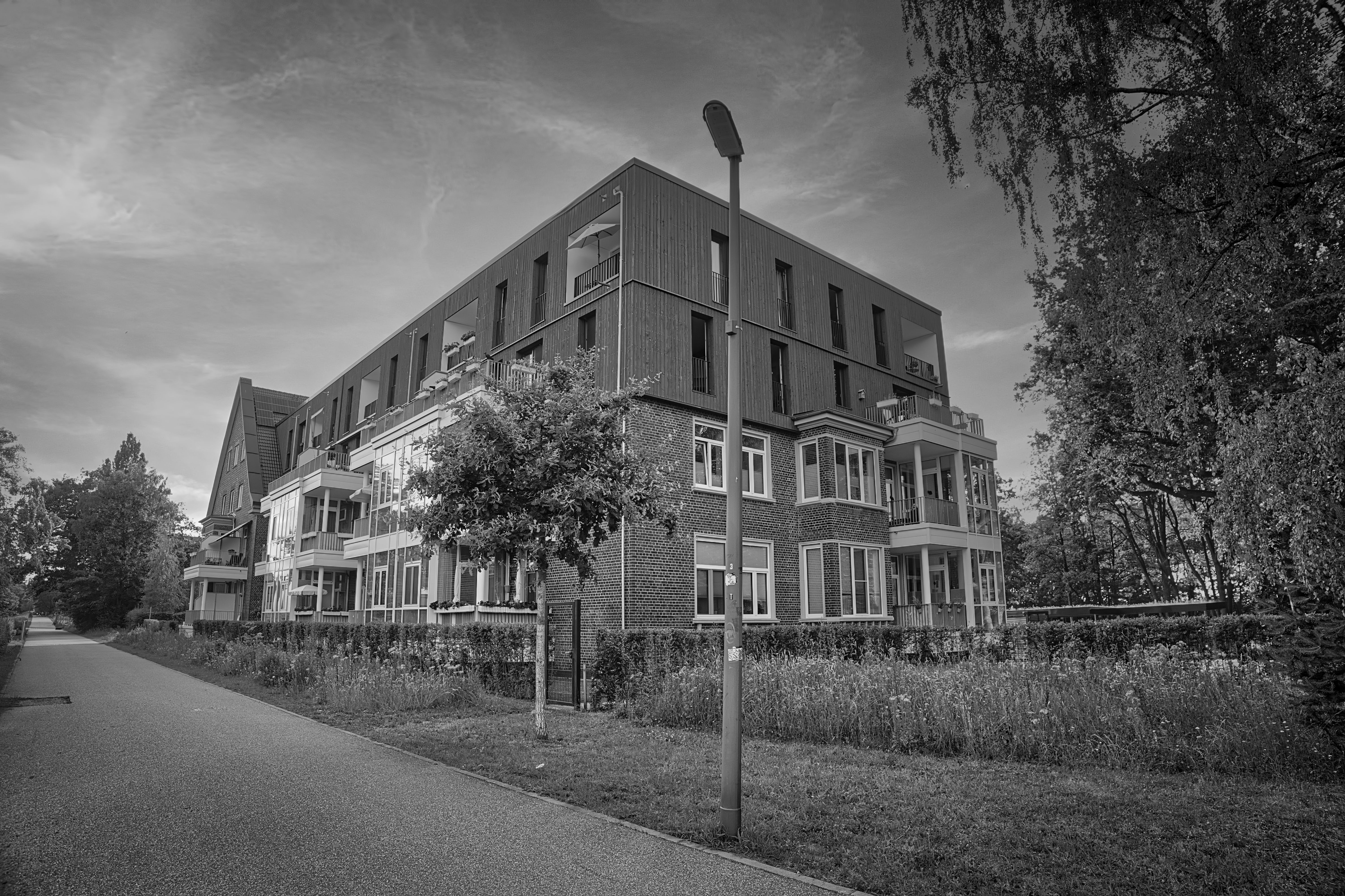 Wohngebäude in deutscher Stadt