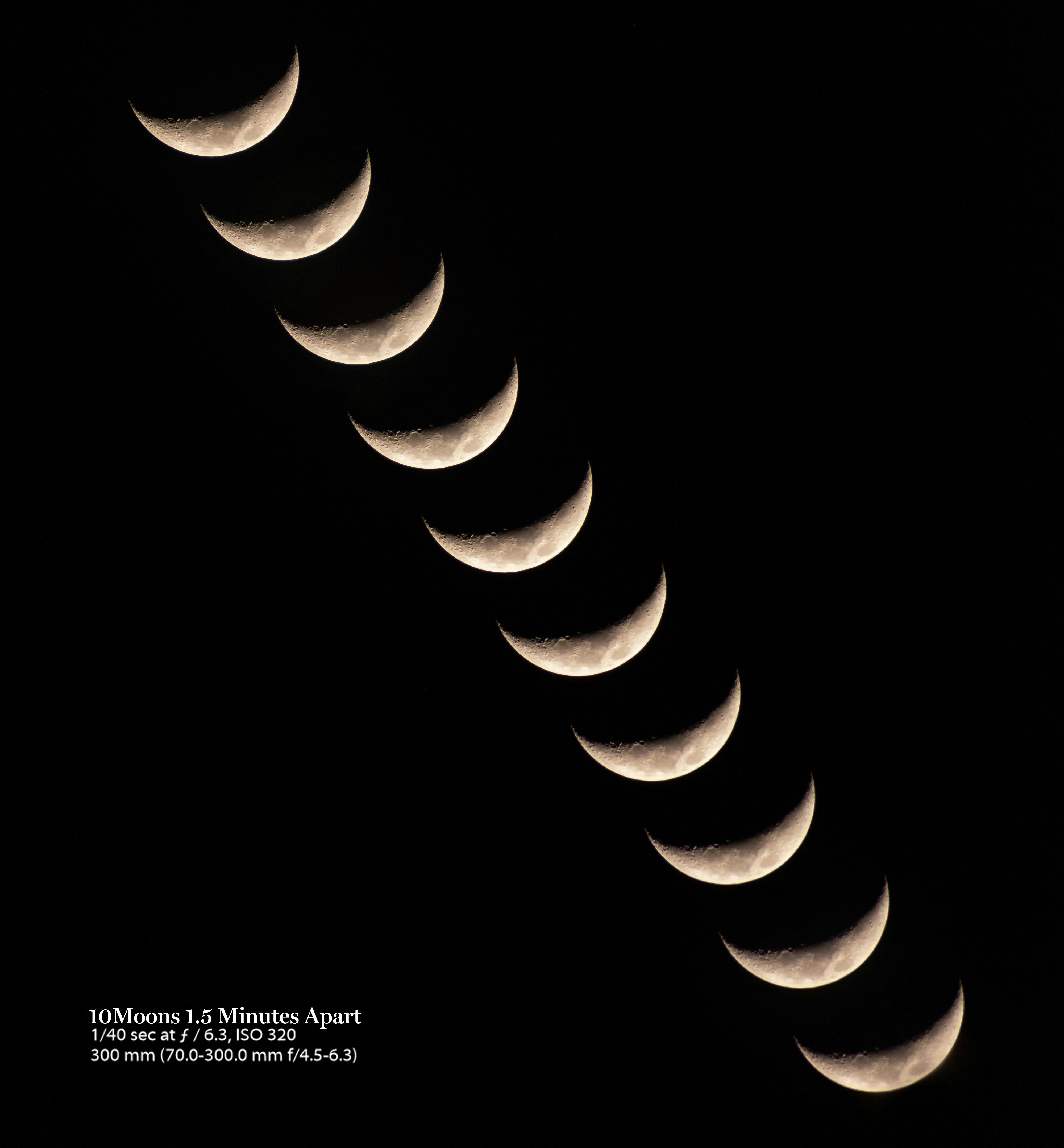 Foto de stock gratuita sobre Luna, Luna creciente, luna de exposición