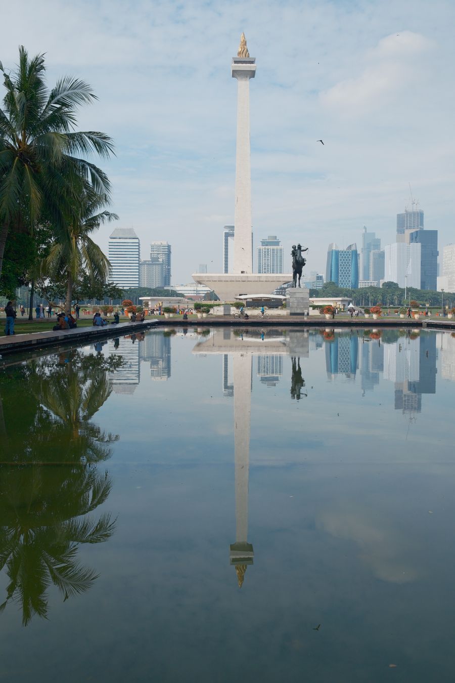 The National Monument (Monas) and the Jakarta skyline