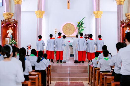 church congregation worship
