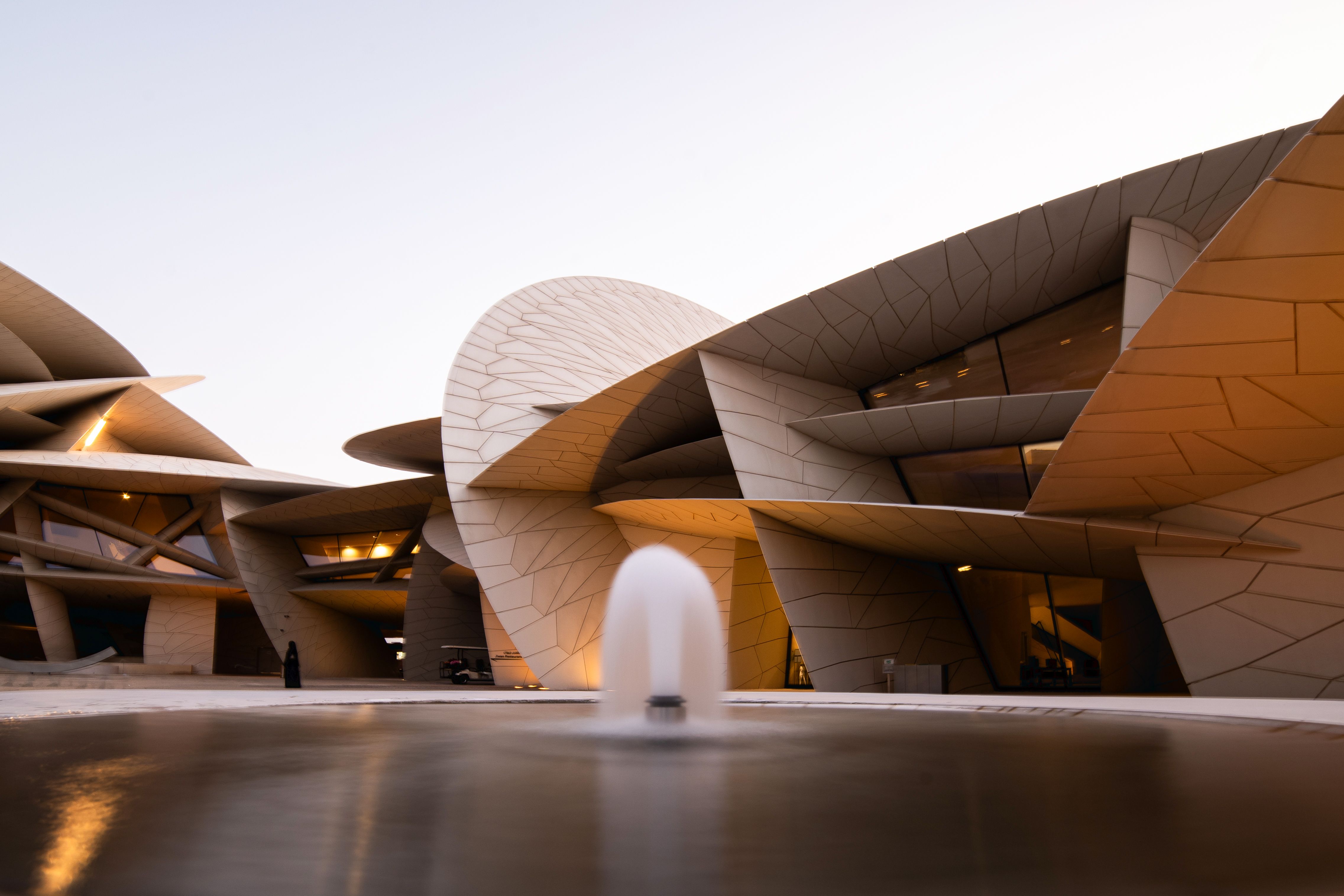Exterior of Hamad General Hospital in Doha, Qatar, a major medical facility
