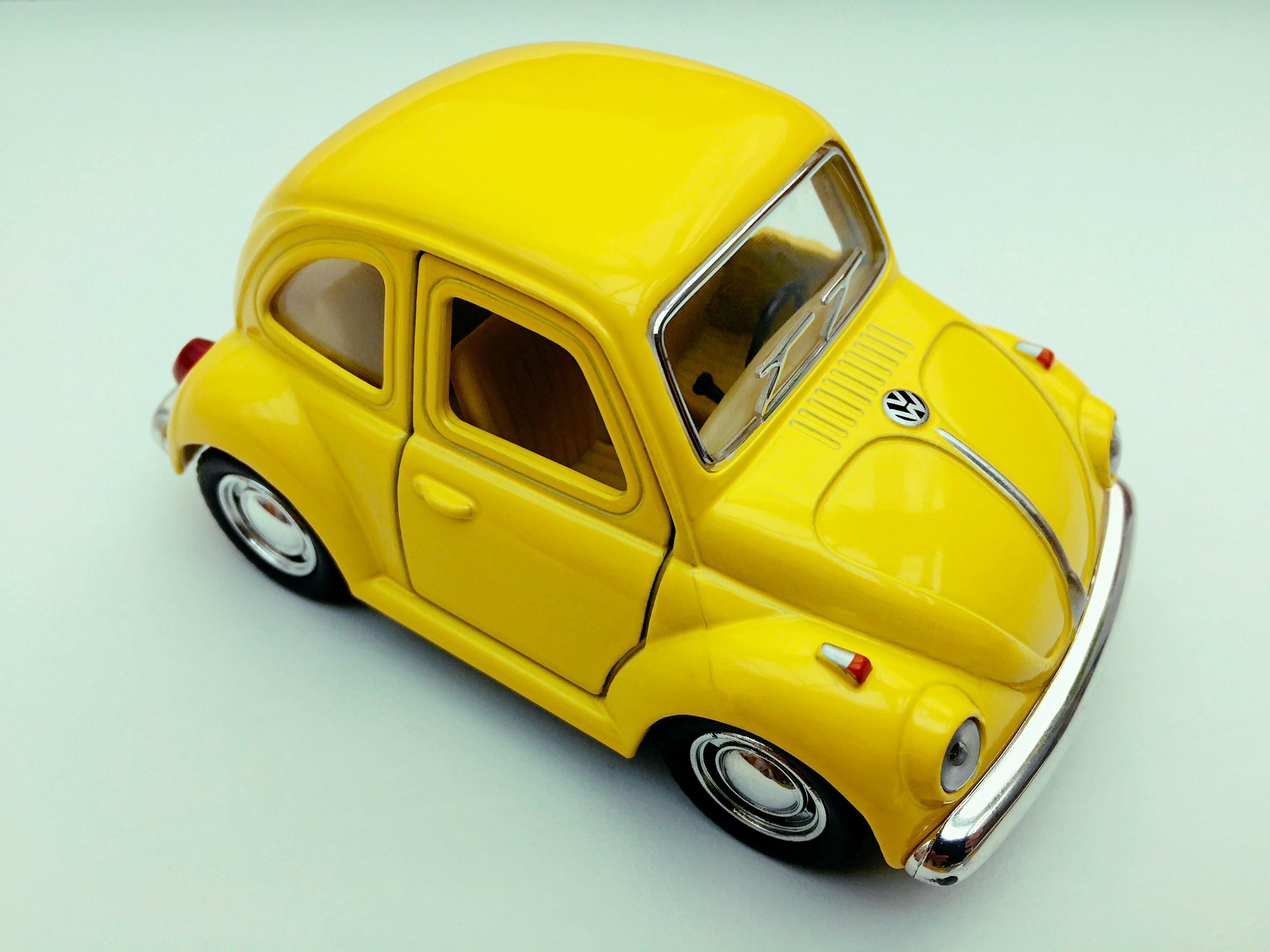 big yellow toy car