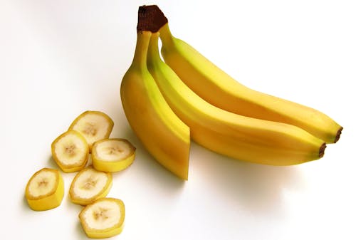 Fruta del plátano amarillo