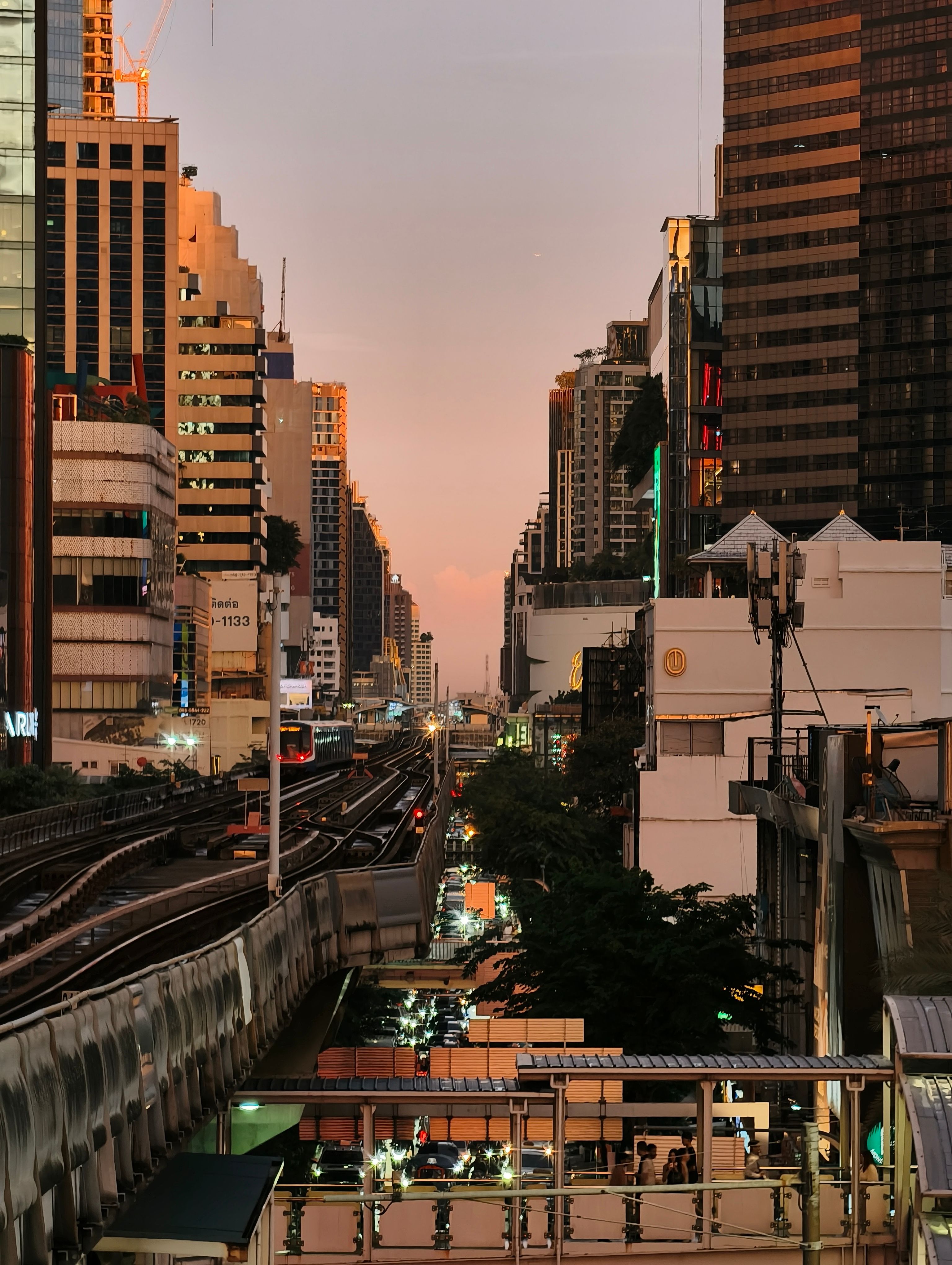 Bangkok's Skytrain, the car-free way many Bangkok retirees get around