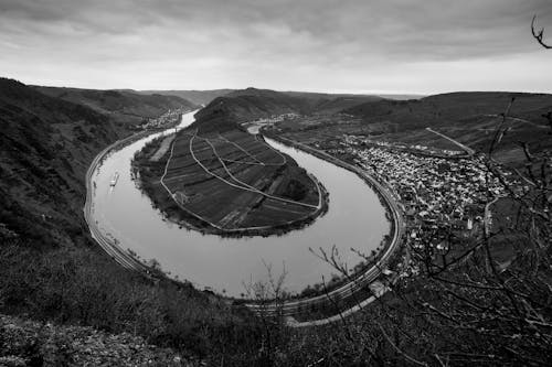Free stock photo of mosel, moselschleife, river