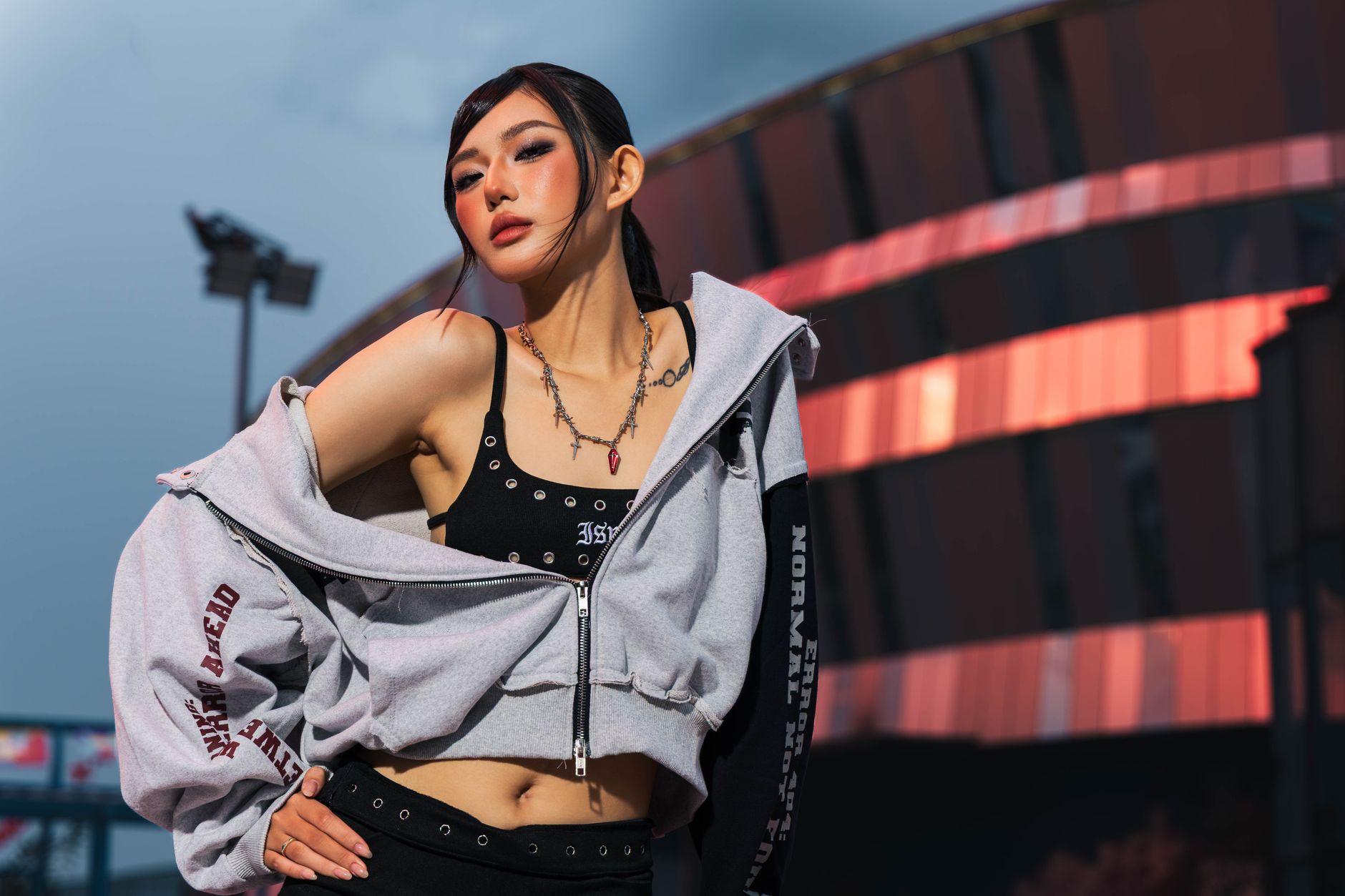Urban nightlife fashion and streetwear culture