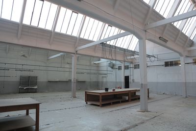 Industrial warehouse interior
