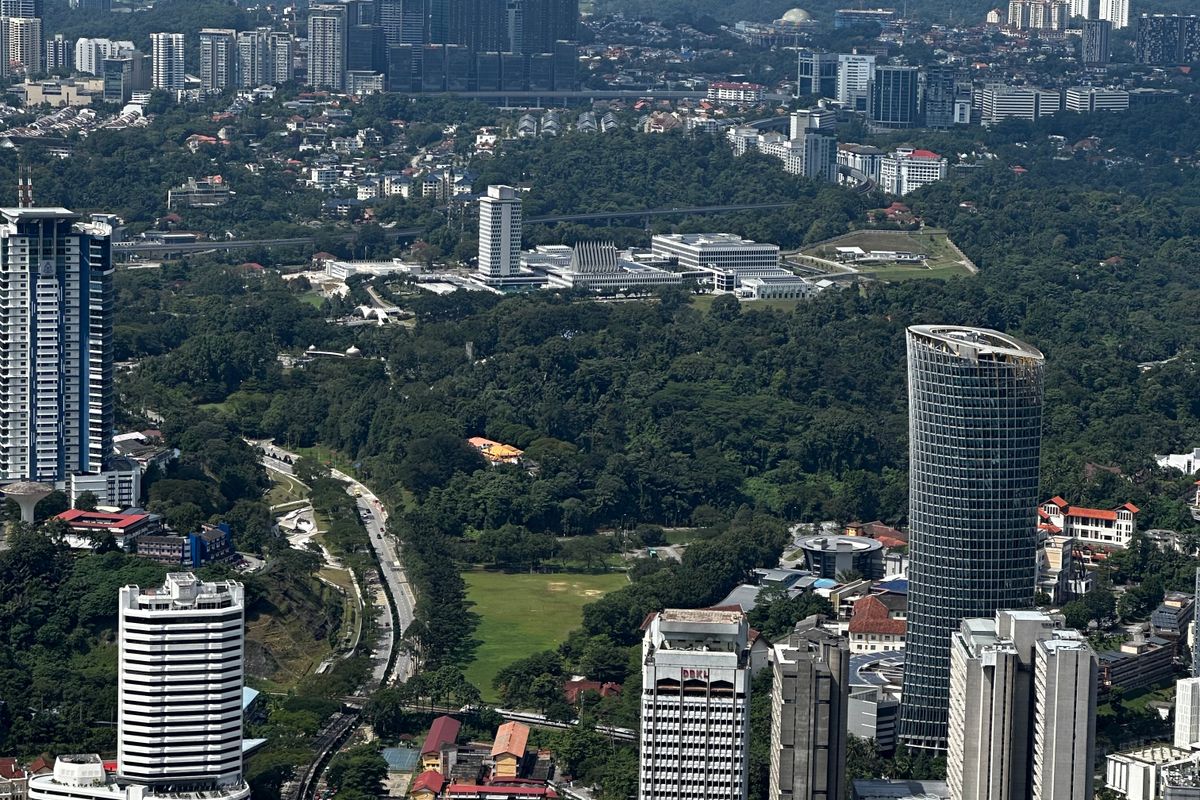 Kuala Lumpur skyline, the first view many new arrivals get of the city