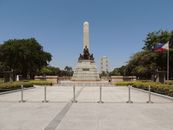 The iconic Rizal Monument in Rizal Park, Manila, memorializing national hero José Rizal.