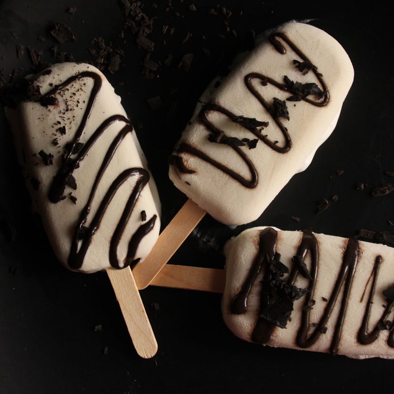 Coffee Cream Freezer Fudge Bars