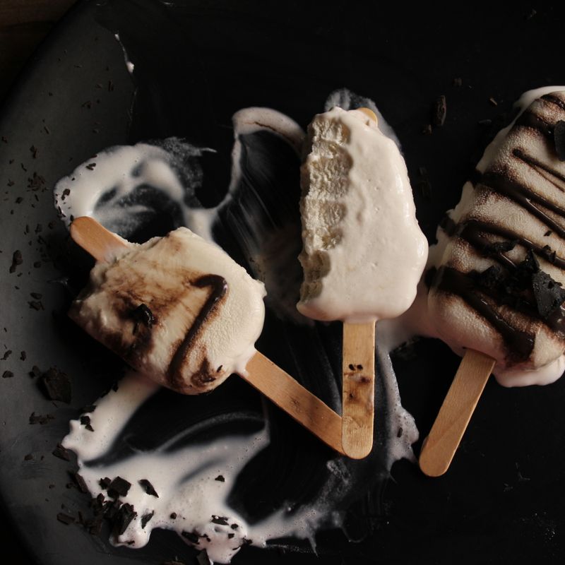 Orange Creamsicle Popsicles