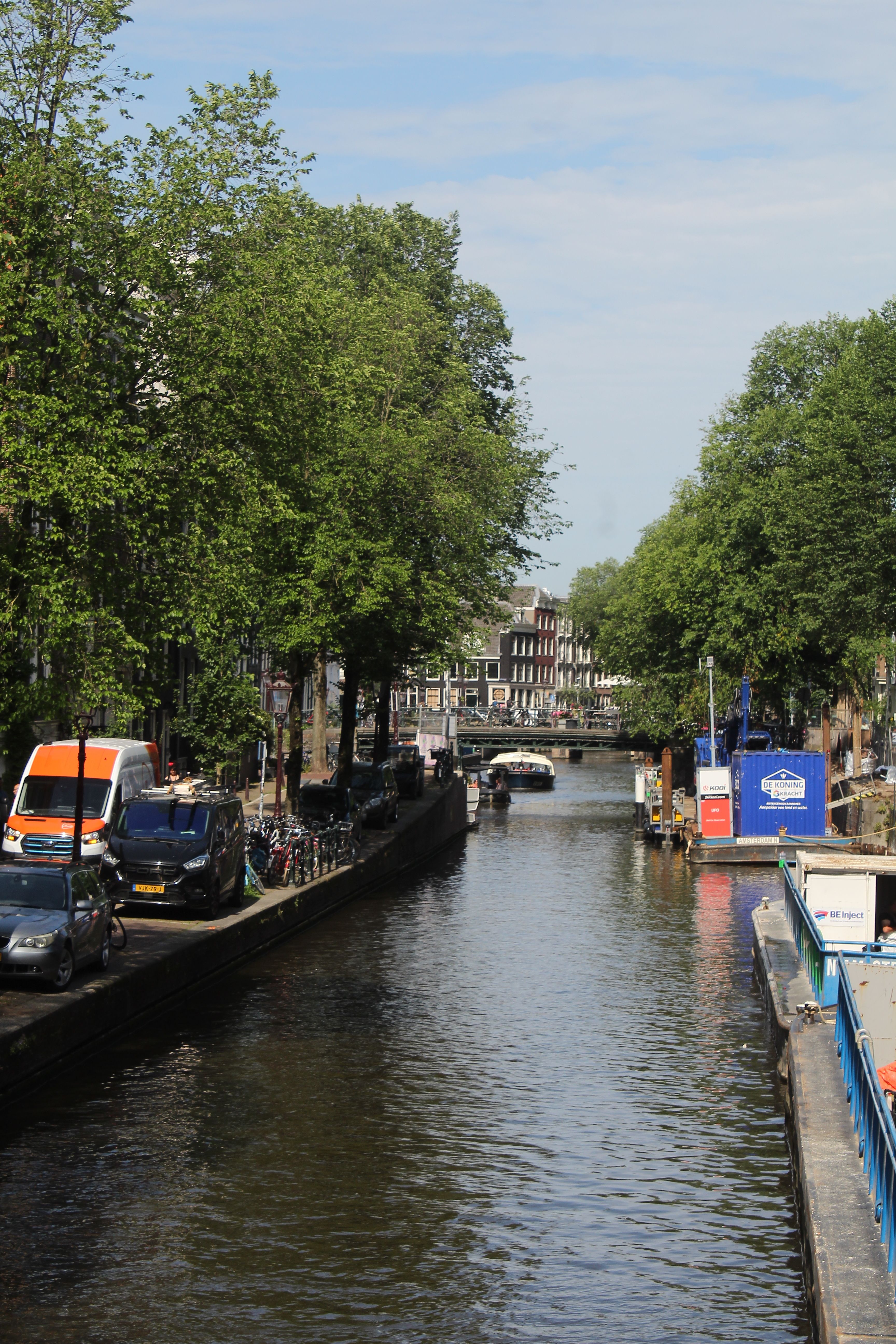 Cycling along the canals