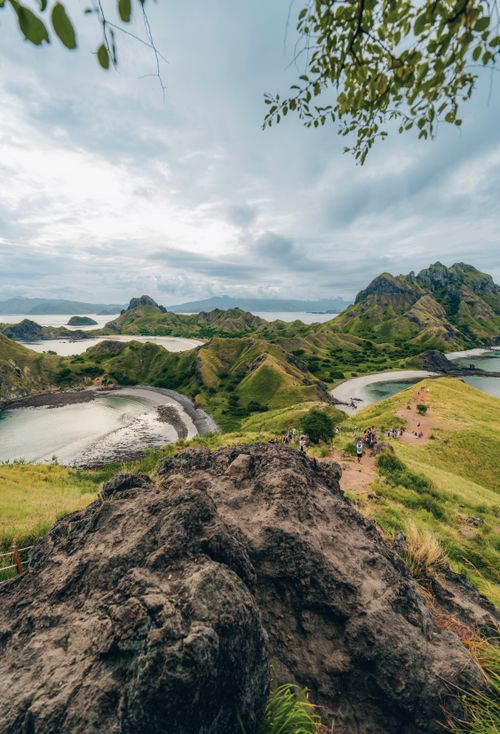Free Stunning view of Padar Island's unique landscapes in Komodo National Park, Bali, Indonesia. Stock Photo