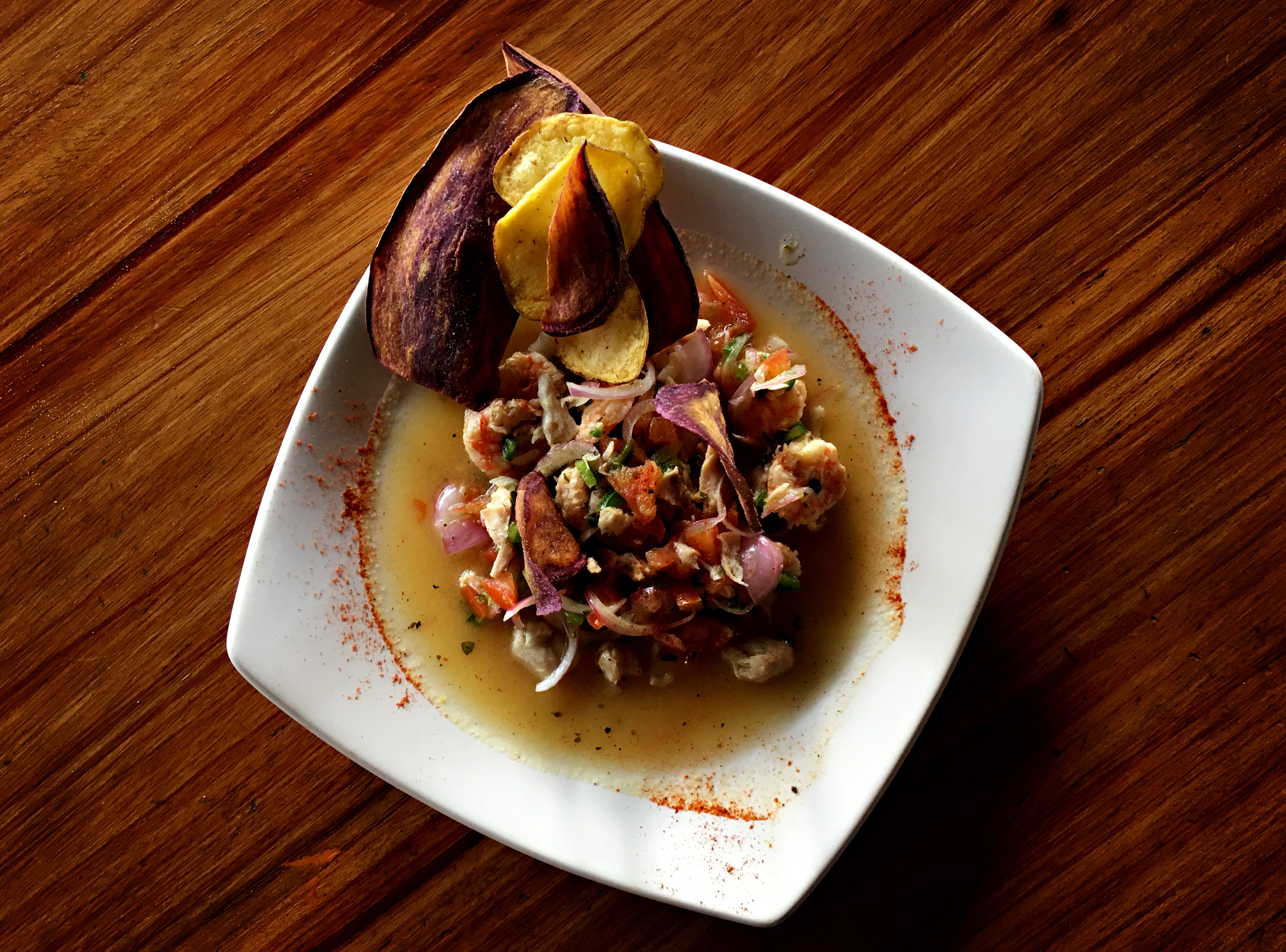Old-Bay Shrimp with Citrus Salsa