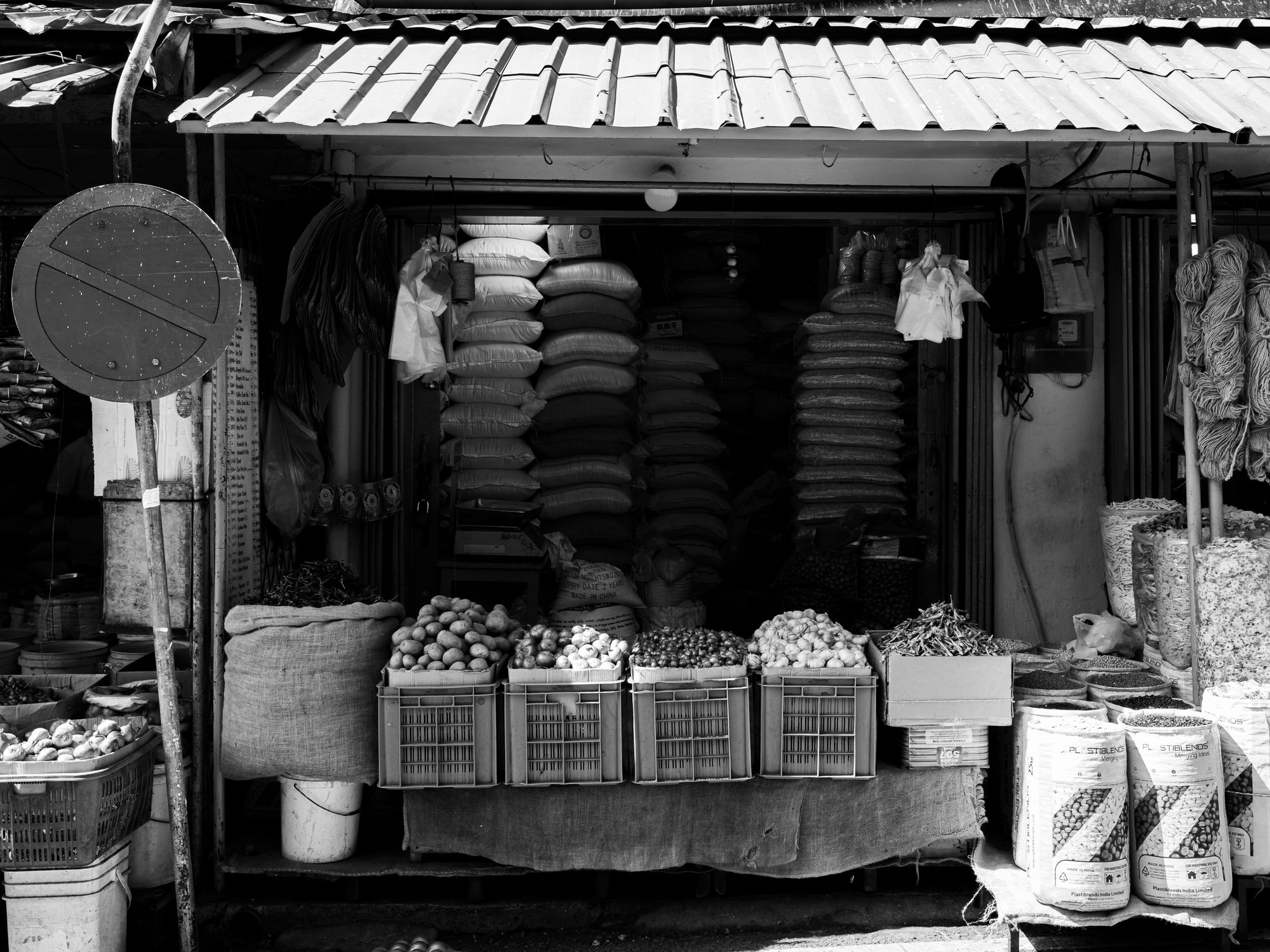 Storage Transport in Port Ellen, Scotland — belongings being loaded for transport to storage