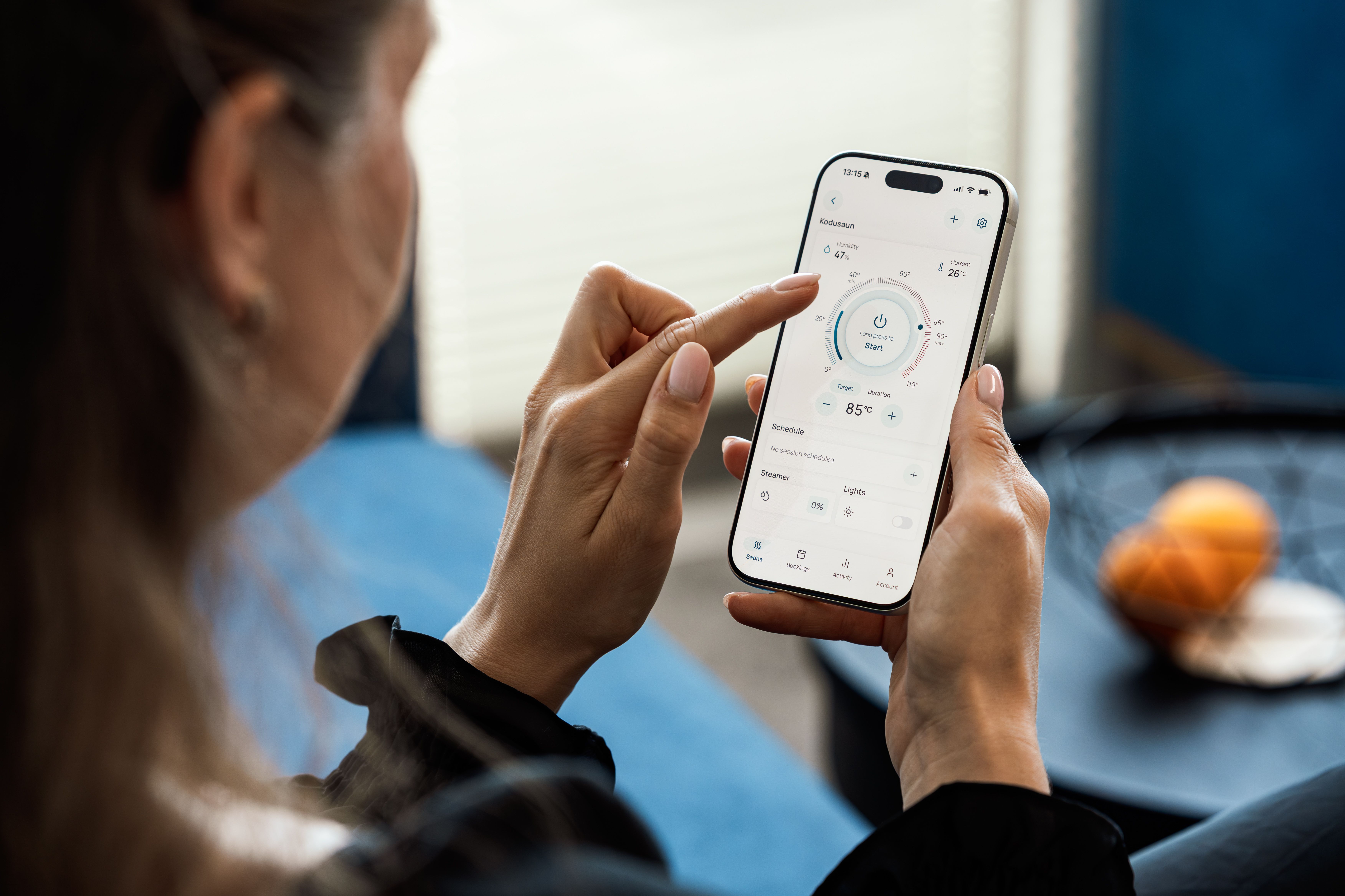 Smart home devices connected through a domestic software application