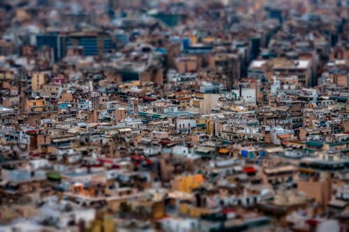 Aerial View of City Buildings