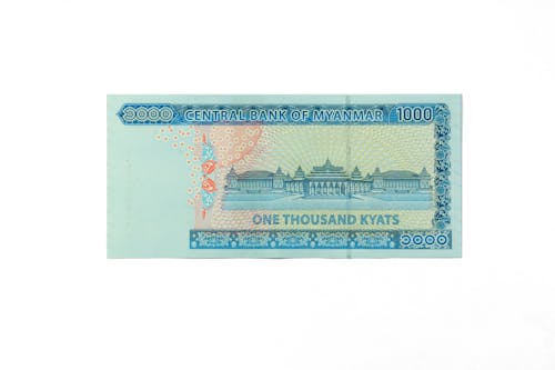 Gratis lagerfoto af aung san, burma, burmesiske penge