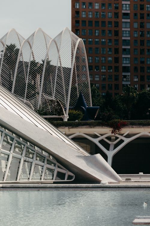 Free Contemporary architecture in Valencia, showcasing unique and innovative designs. Stock Photo