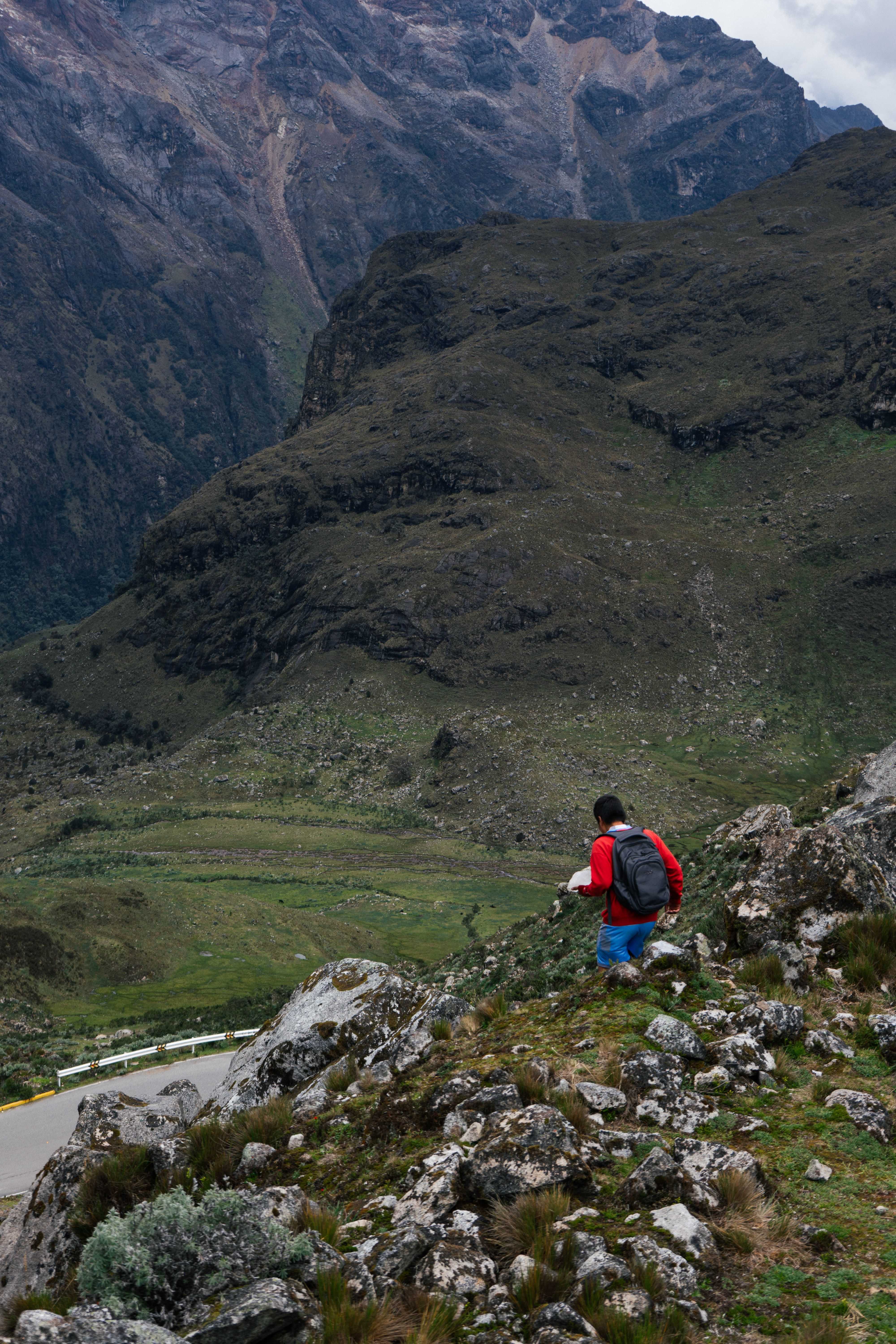 Hiker in the rugged high country — photo by Axel Sandoval on Pexels