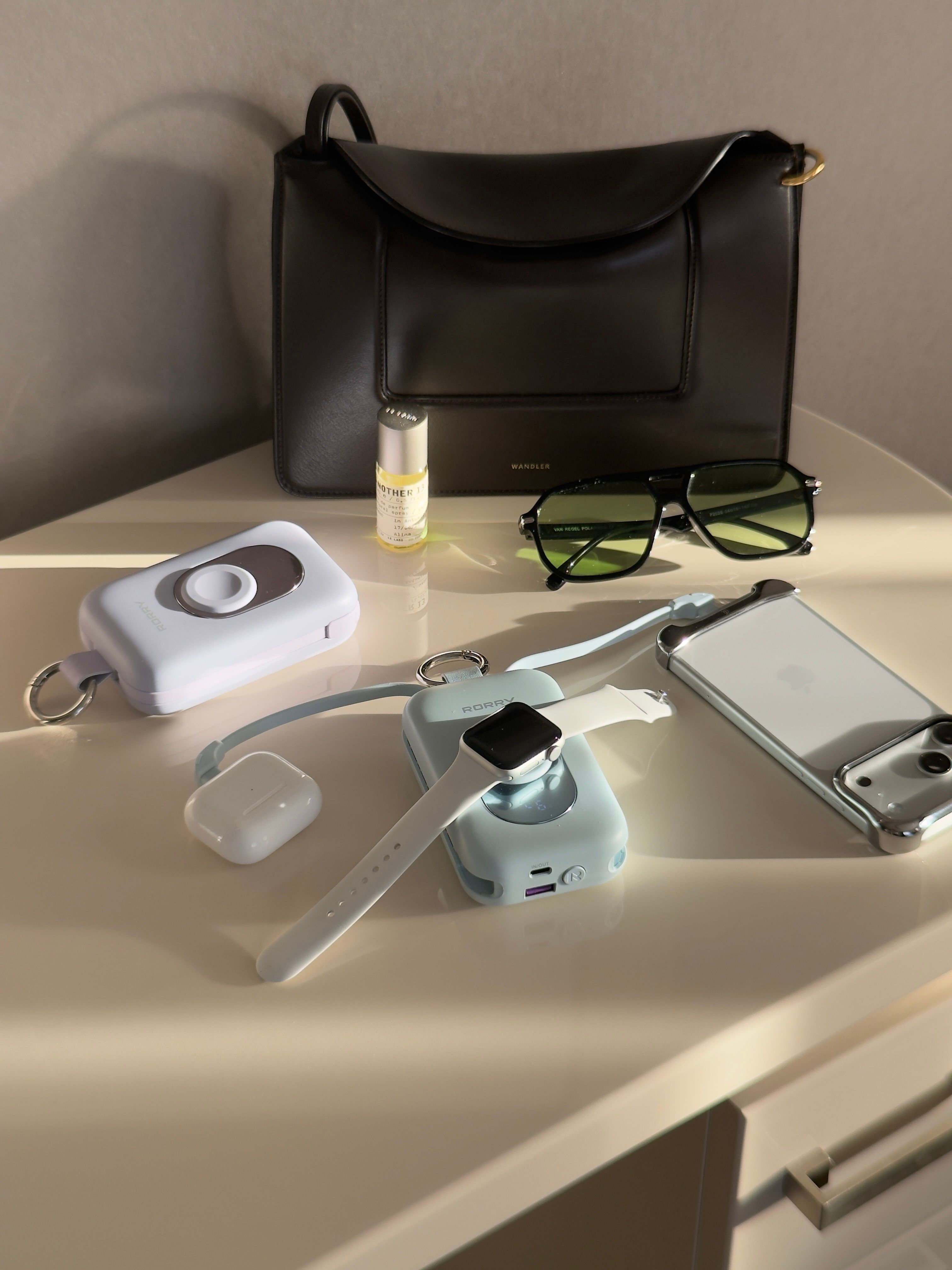 A chic collection of must-have daily accessories for modern commuting.