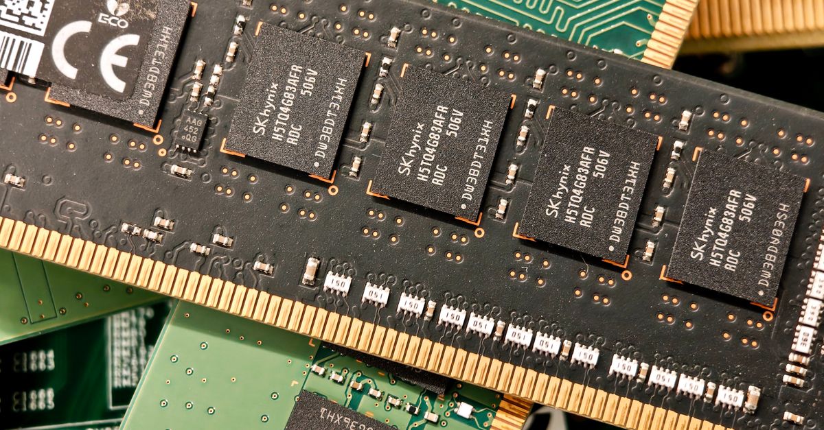 Detailed image of computer RAM modules with visible SK Hynix chips, perfect for technology content. - Evidence evidence guide for ergothioneine memory randomized trial