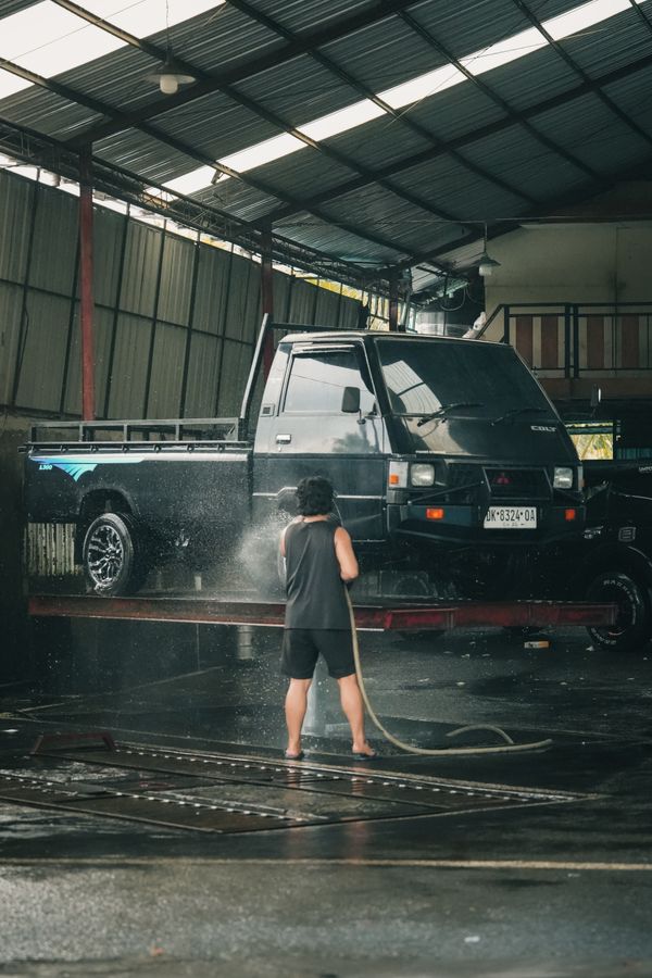 mobile truck wash business for sale washing commercial truck
