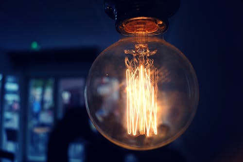 Close-up Photography of Yellow Bulb