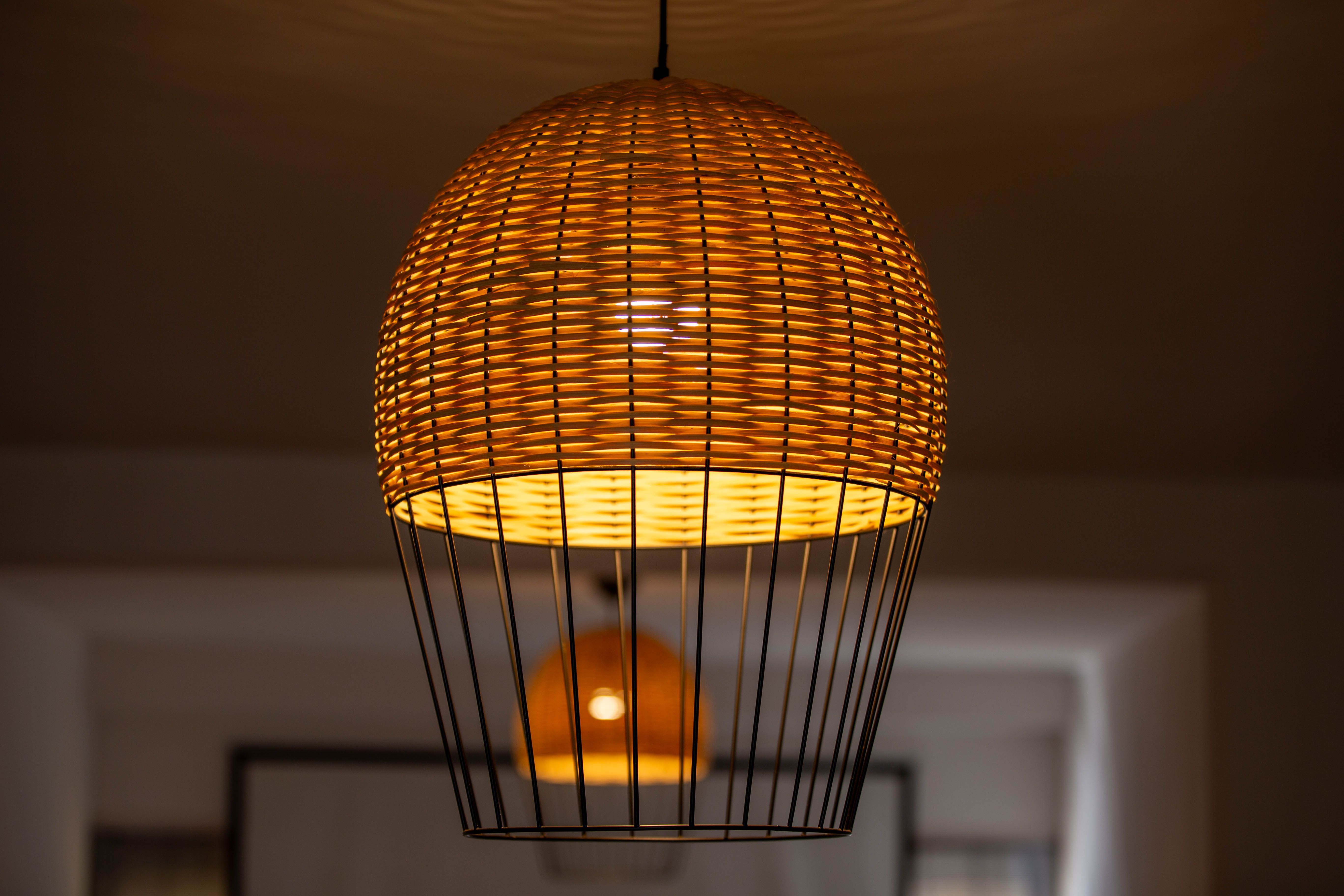 Jute Woven Pendant