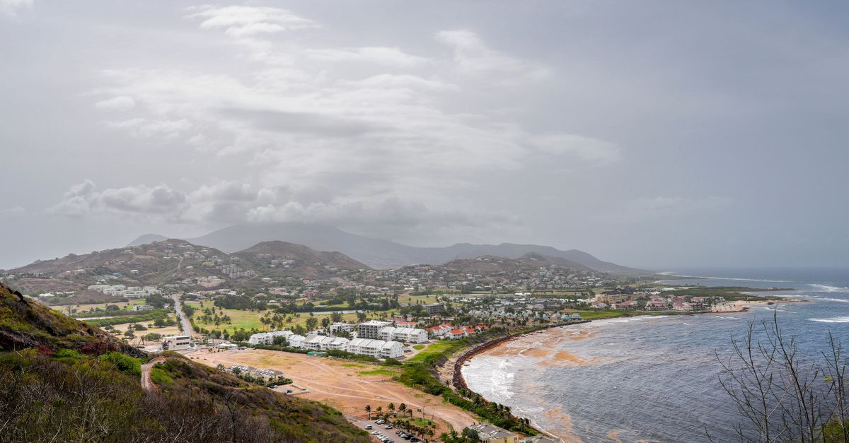 St Maarten island near Saba