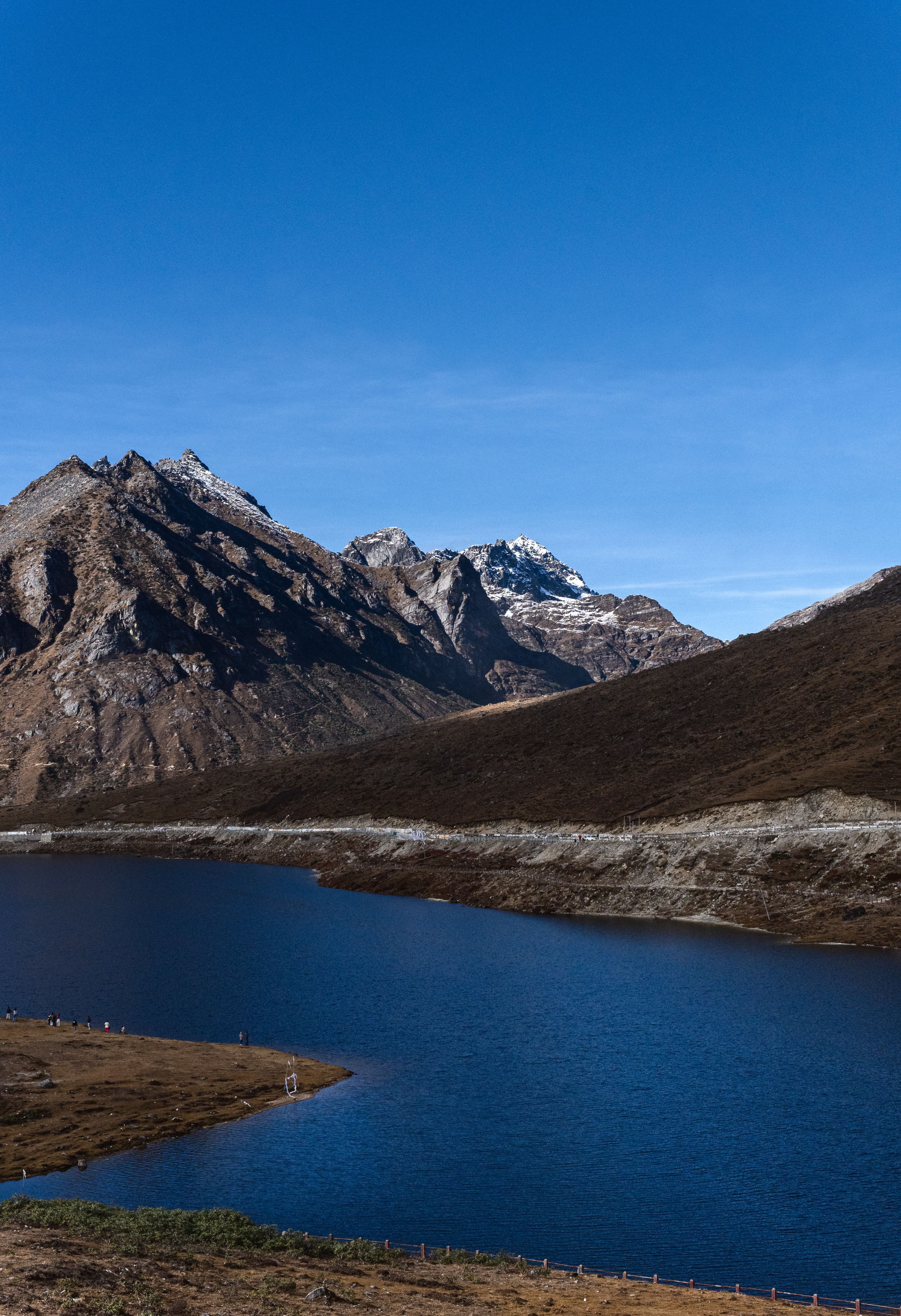 Breathtaking view of mountains and a lake in Arunachal Pradesh, India.