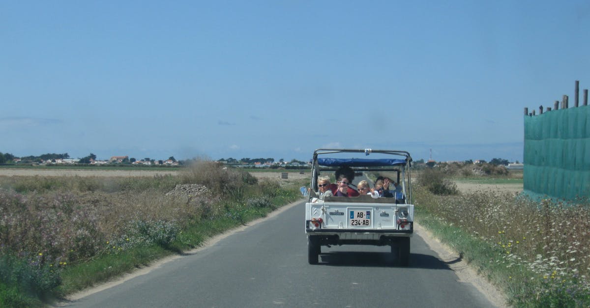 Free stock photo of car, children, road