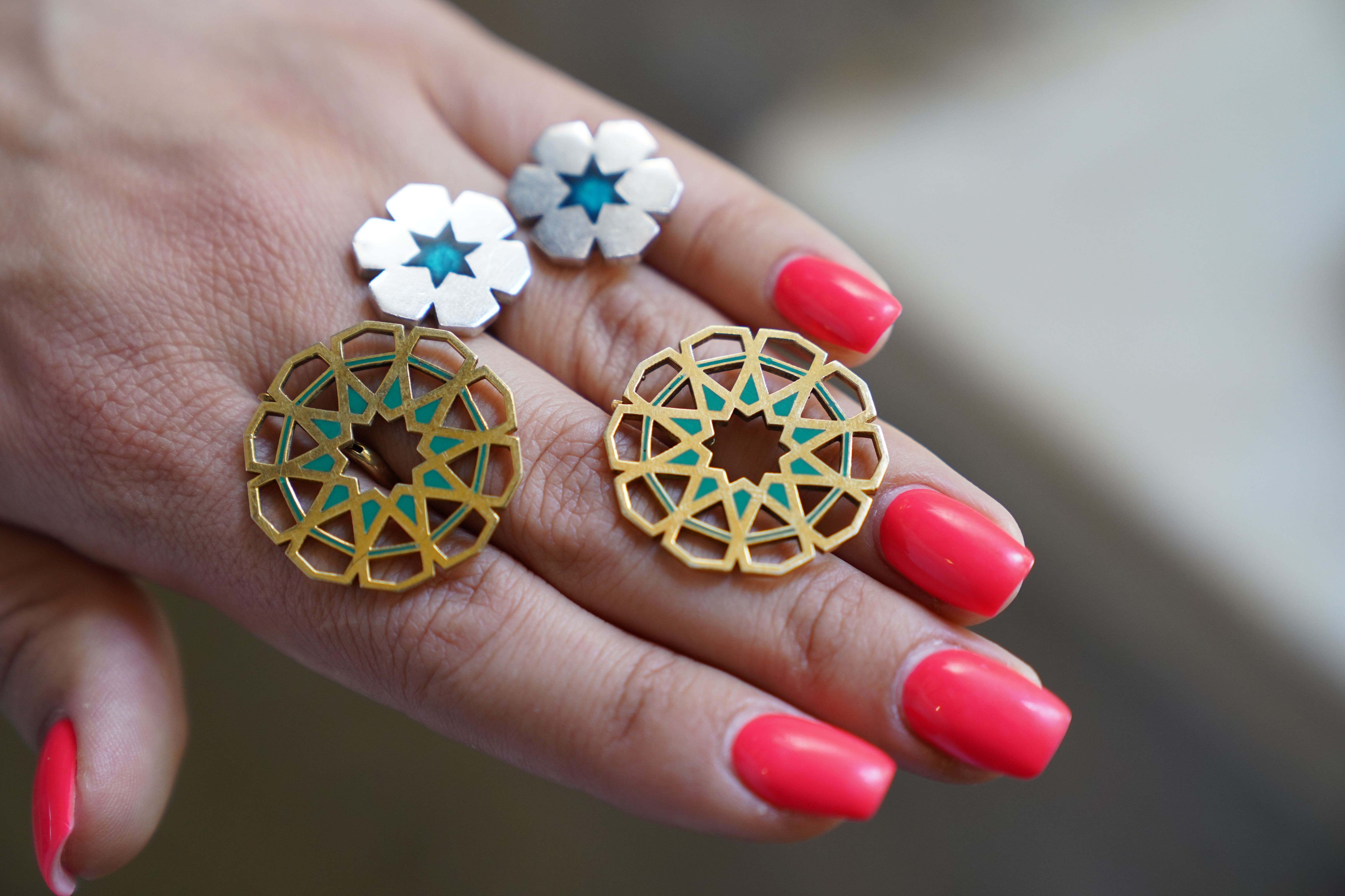 Floral Stud Earrings