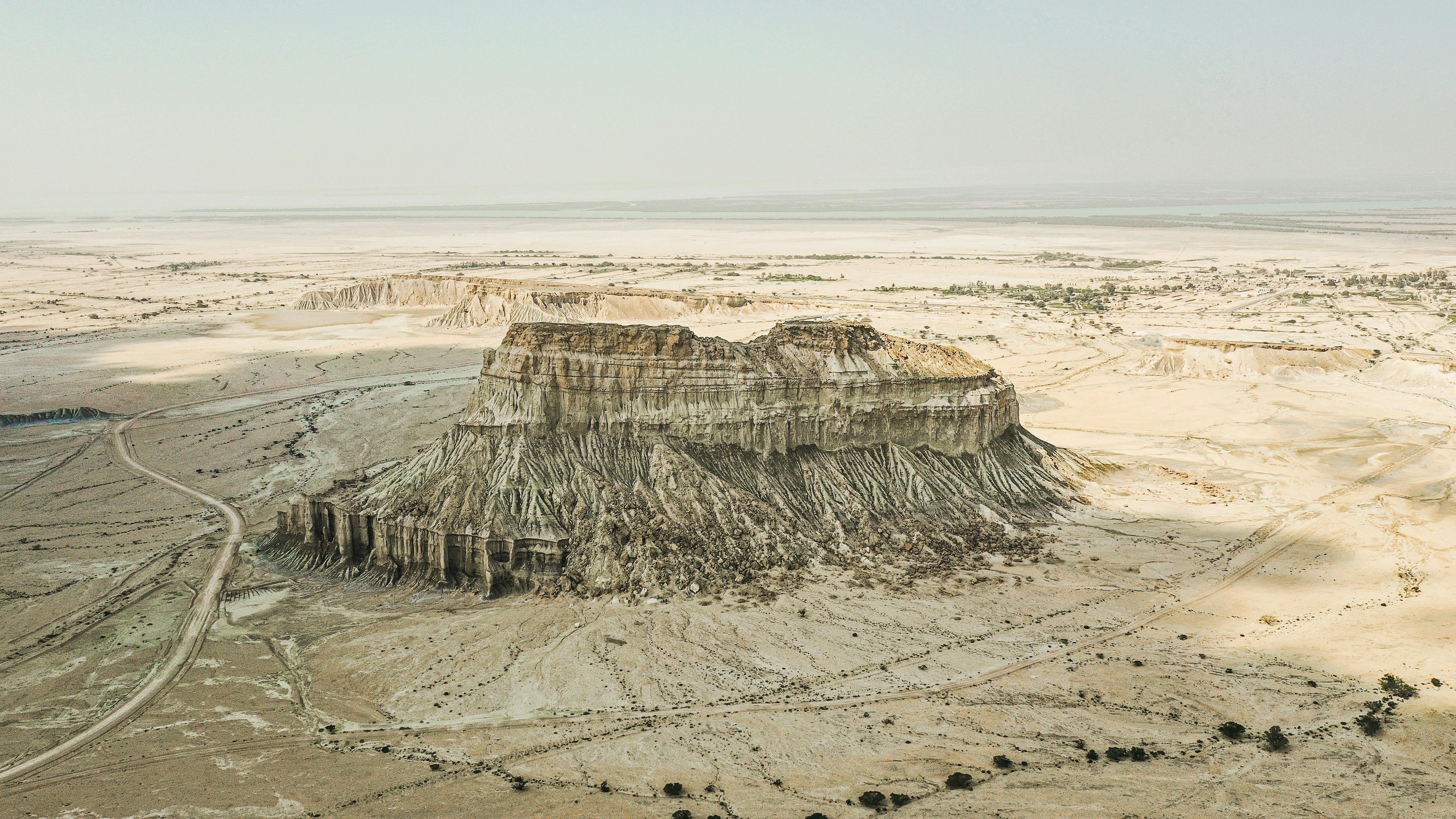 rocky canyon in remote desert