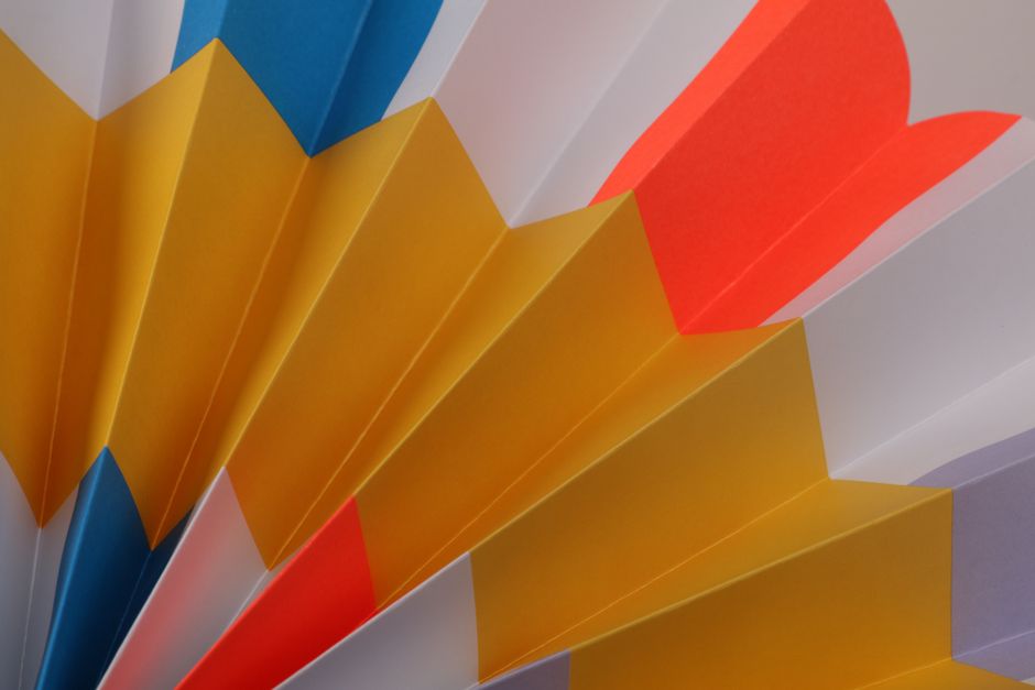 half|folded paper