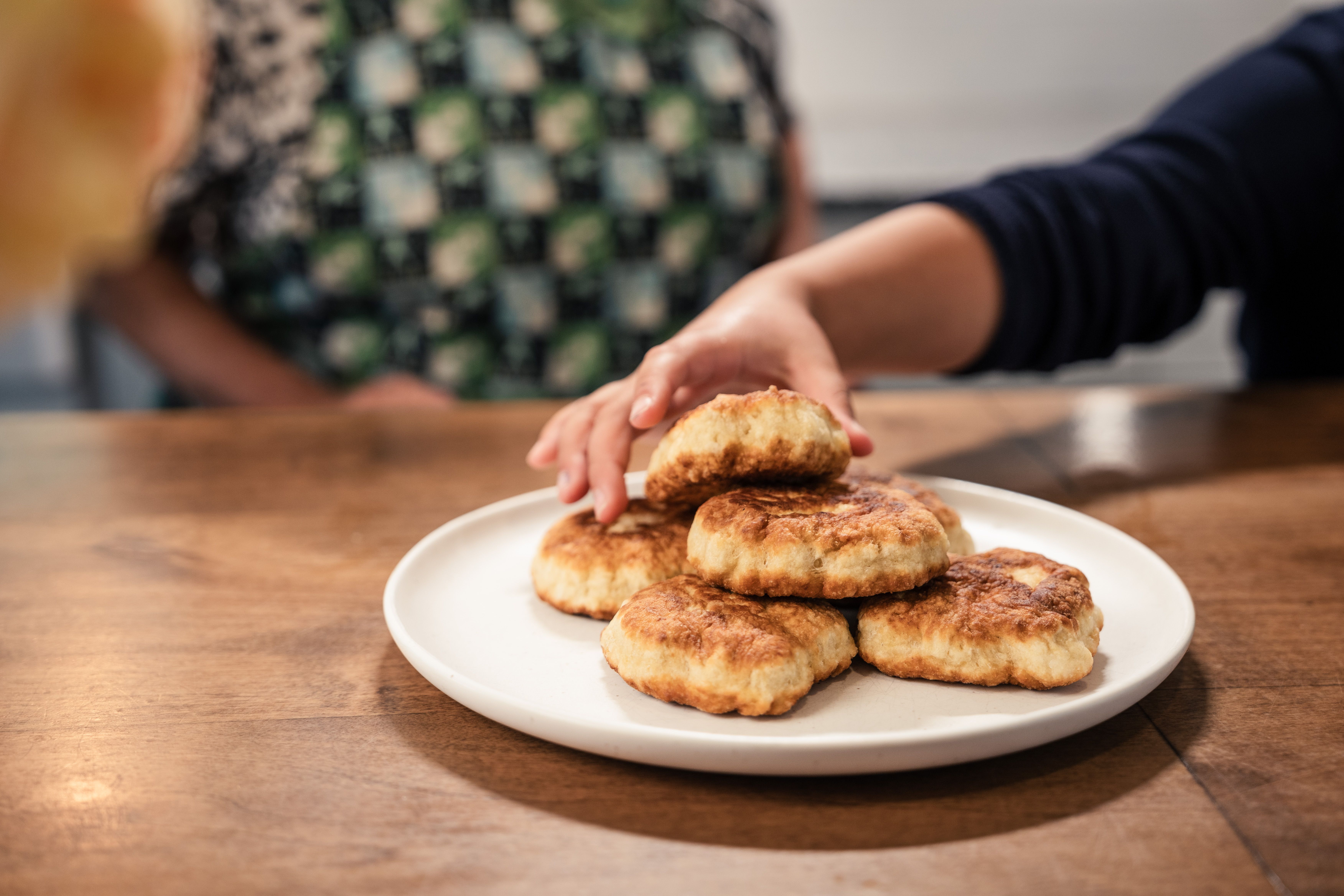 Sheet-Pan Biscuits & Gravy with Maple Butter