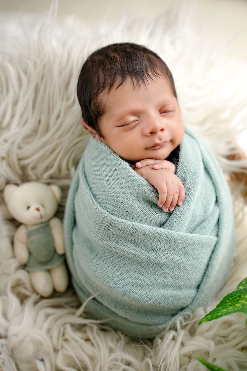 Newborn photography at Angelic Babies studio