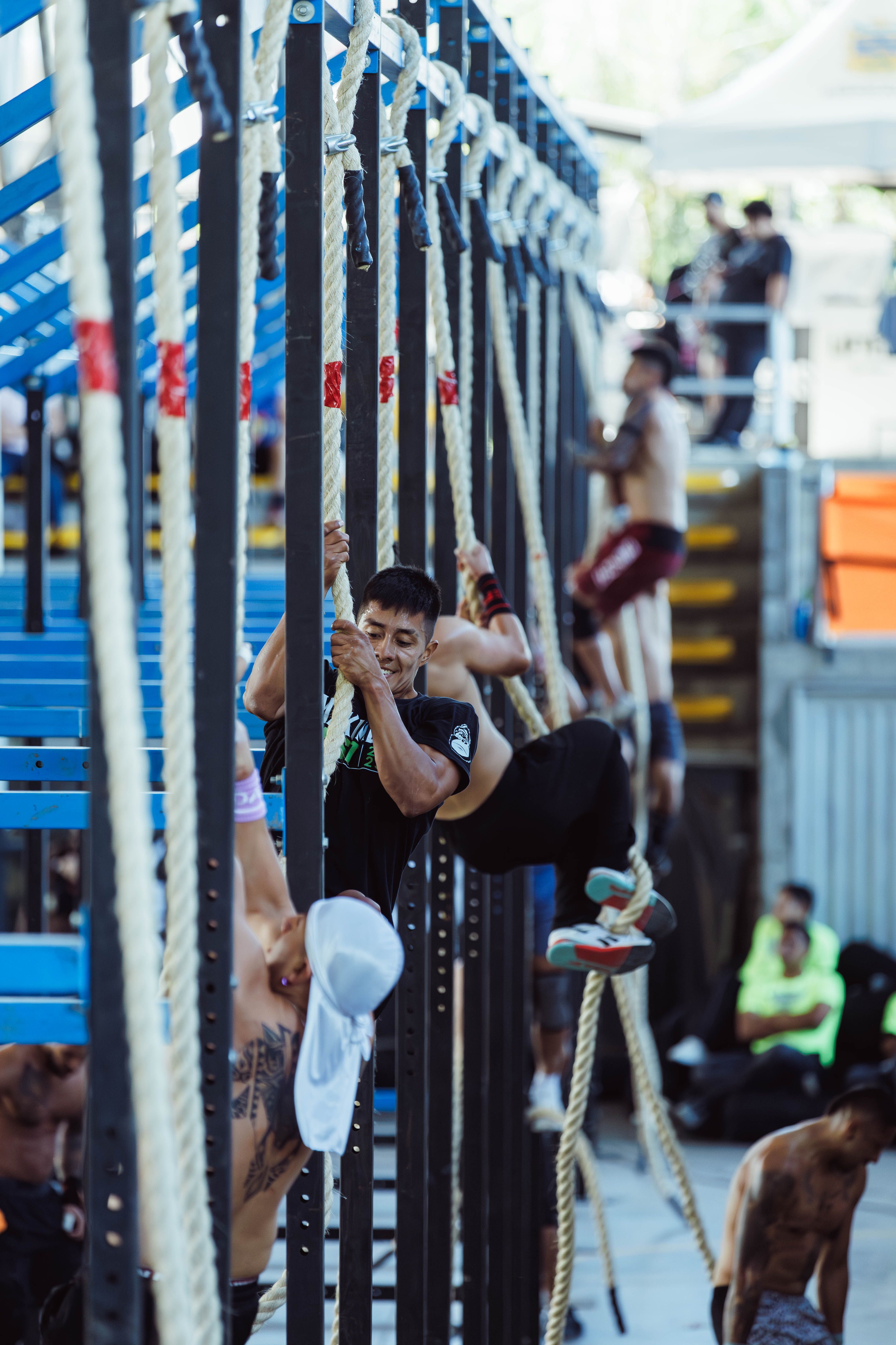 People participating in a fitness running event