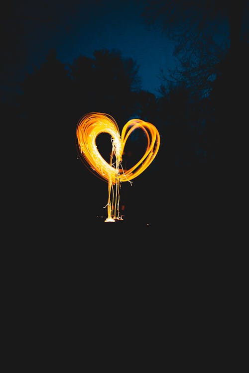 Heart-shaped Light Artwork