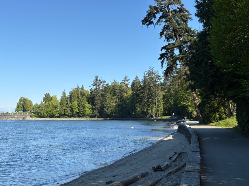 Stanley Park seawall, Vancouver, Canada