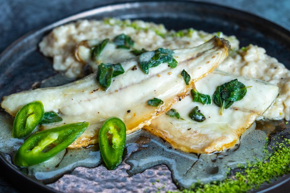 white wine pan sauce with herbs