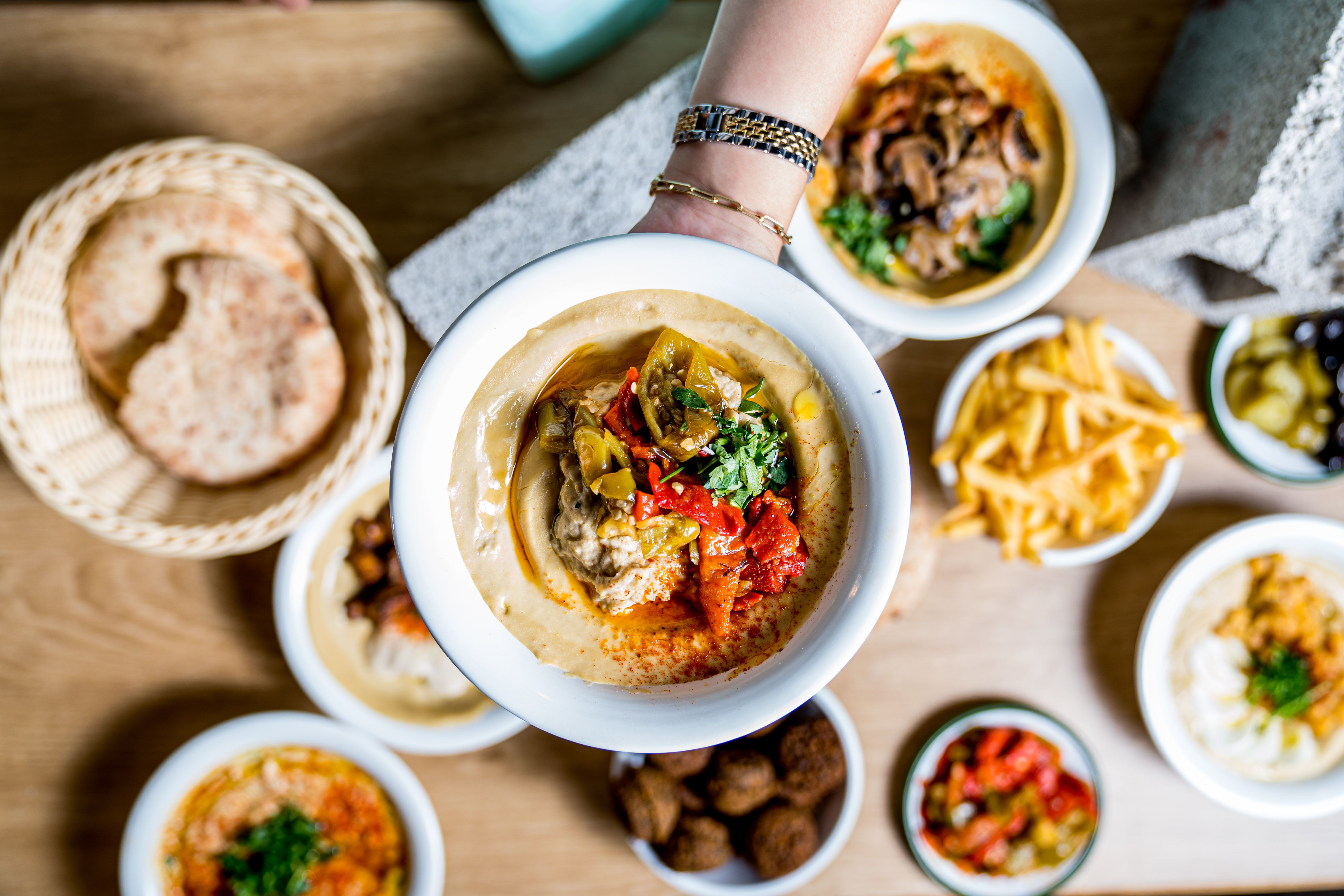 Golden Mezze with Garlic Parmesan